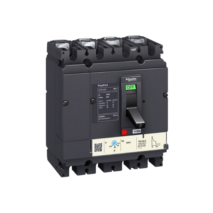 SCHNEIDER SCHLV516312 CVS160B TM125D 4P3D