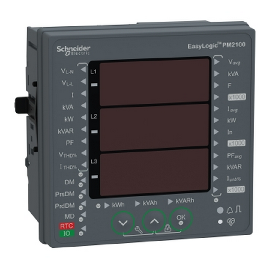 SCHNEIDER SCHMETSEPM2120 PM2120 LED THD RS485 RTC 15.Har Class 1.0