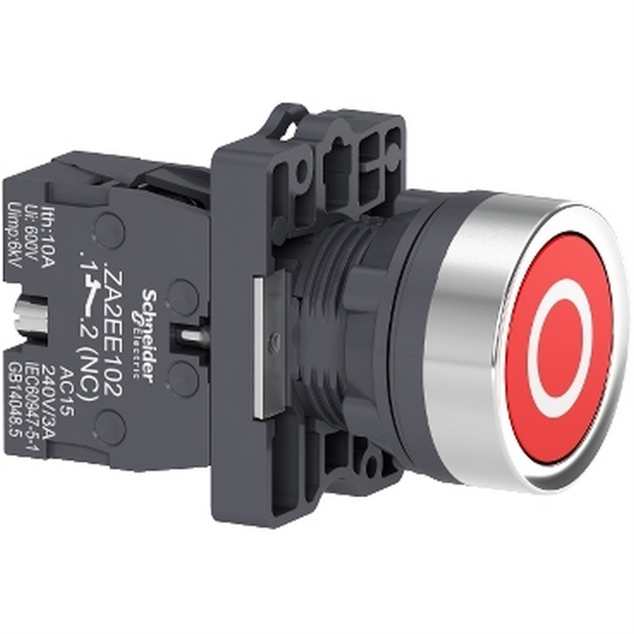 SCHNEIDER SCHXA2EA4322 1 NK Kırmızı İşaretli yaylı buton