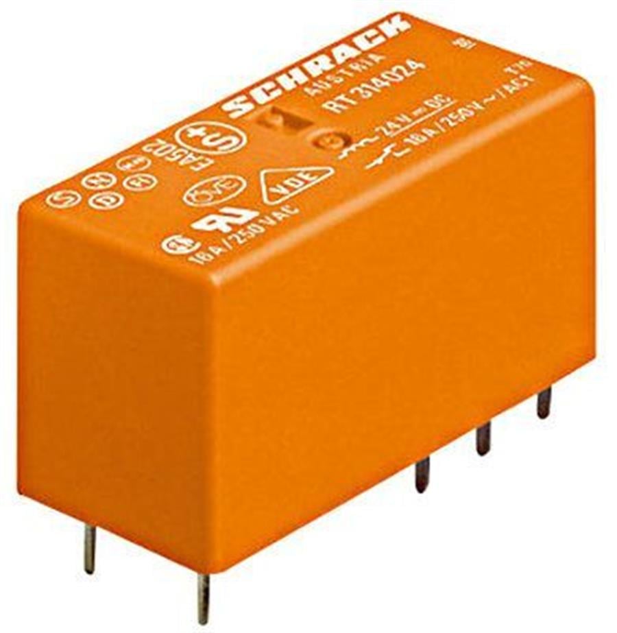 SCHRACK RL7-1393243-6 RT 424524 024AC 2K 08A PCBRÖLE