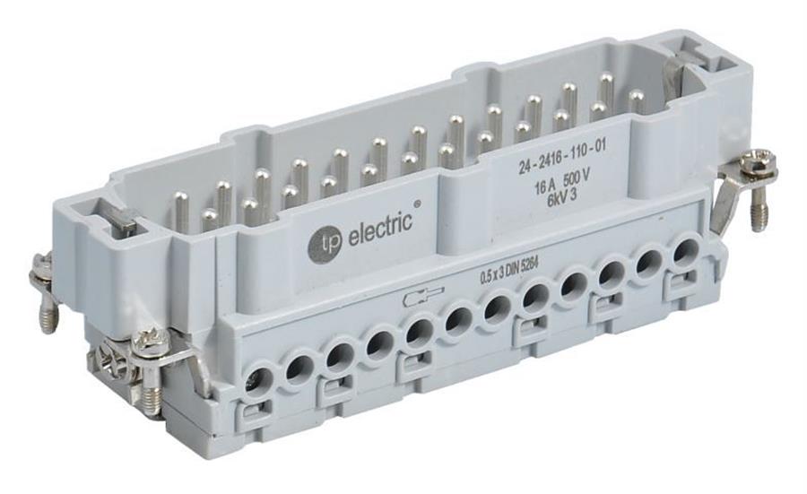 TP ELEKTRİK TP-24-2416-110-01 24x16A / Fiş Çekirdek - Vidalı Bağlantı (25-48)
