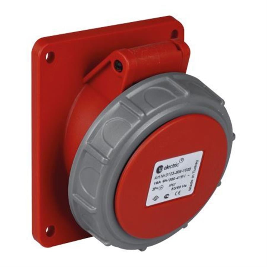 TP ELEKTRİK TP-3006-309-1600 Makine Prizi (eğik) (83x90)