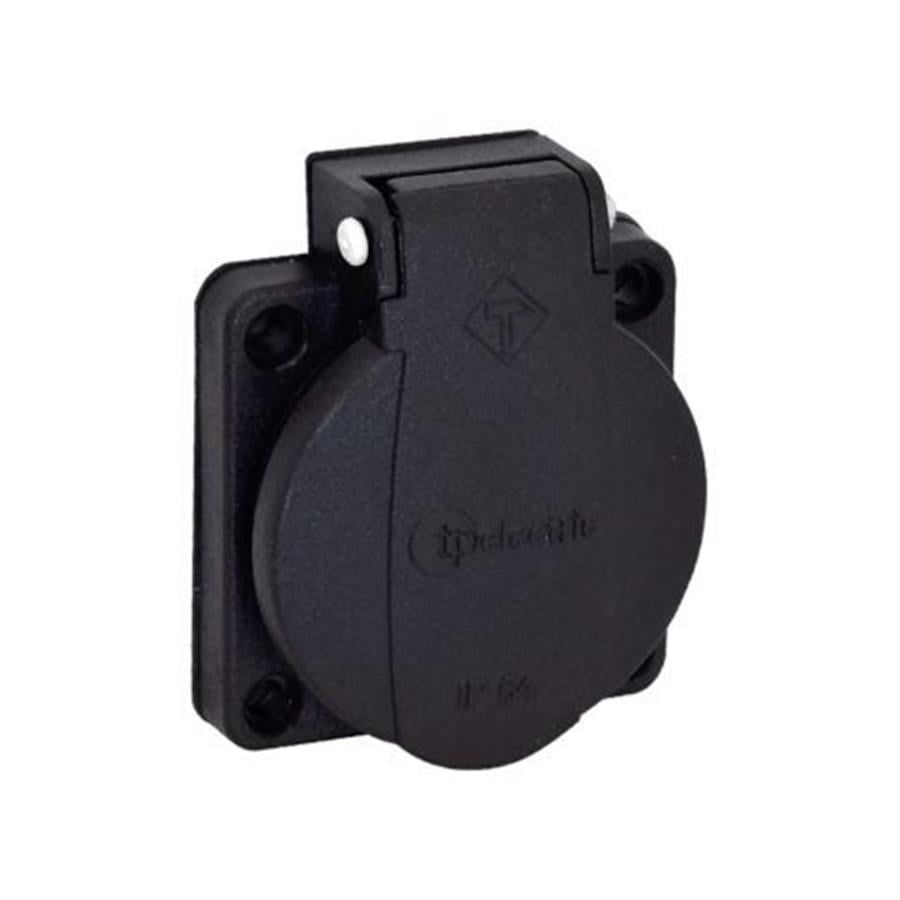 TP ELEKTRİK TP-3101-310-0300 1x16A - Pano Prizi (16A) (Siyah)
