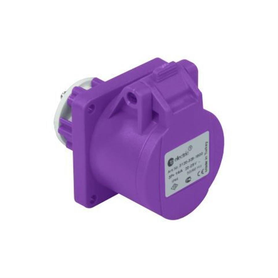 TP ELEKTRİK TP-3118-325-1800 Makine Prizi (düz) (55x55) yekpare