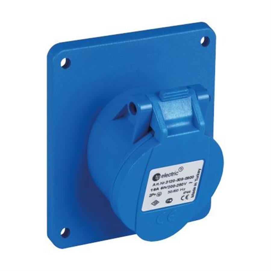 TP ELEKTRİK TP-3120-309-0900 Makine Prizi (eğik) (83x90)