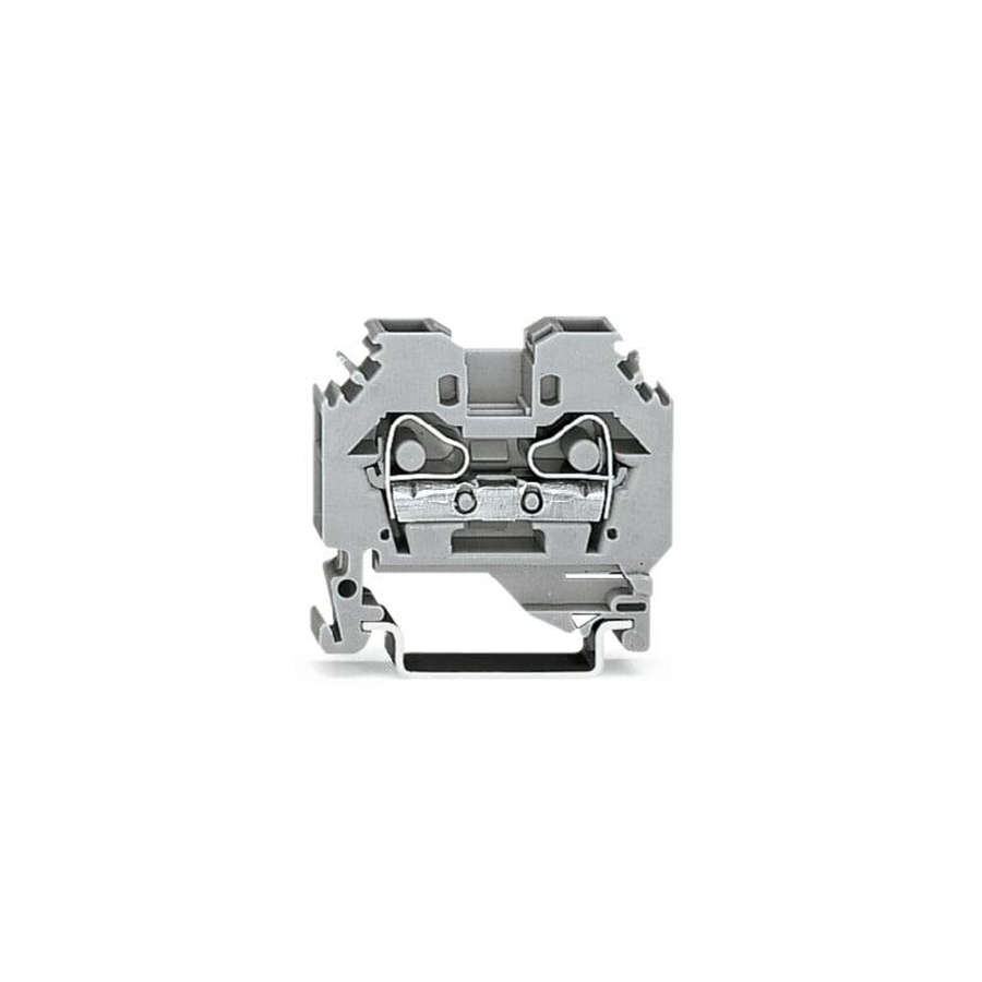 WAGO WAGO-282-101 2 iletkenli geçiş klemensi; 6 mm² griDIN-ray 35 x
