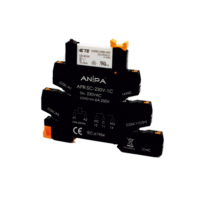 ANİPA A021223230 APR-SC-230V-1 PLC RÖLE 230V AC/DC (Röle+Soket Tkm)