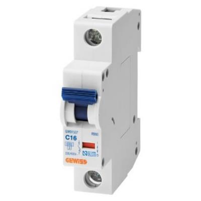 GEWİSS GW91507 RB60 serisi MCB 1P C16 6KA 1M