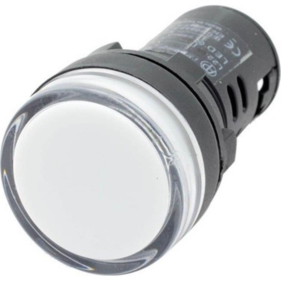ANİPA A018012215 22mm LEDLİ SİNYAL LAMBASI (24VAC/DC) BEYAZ