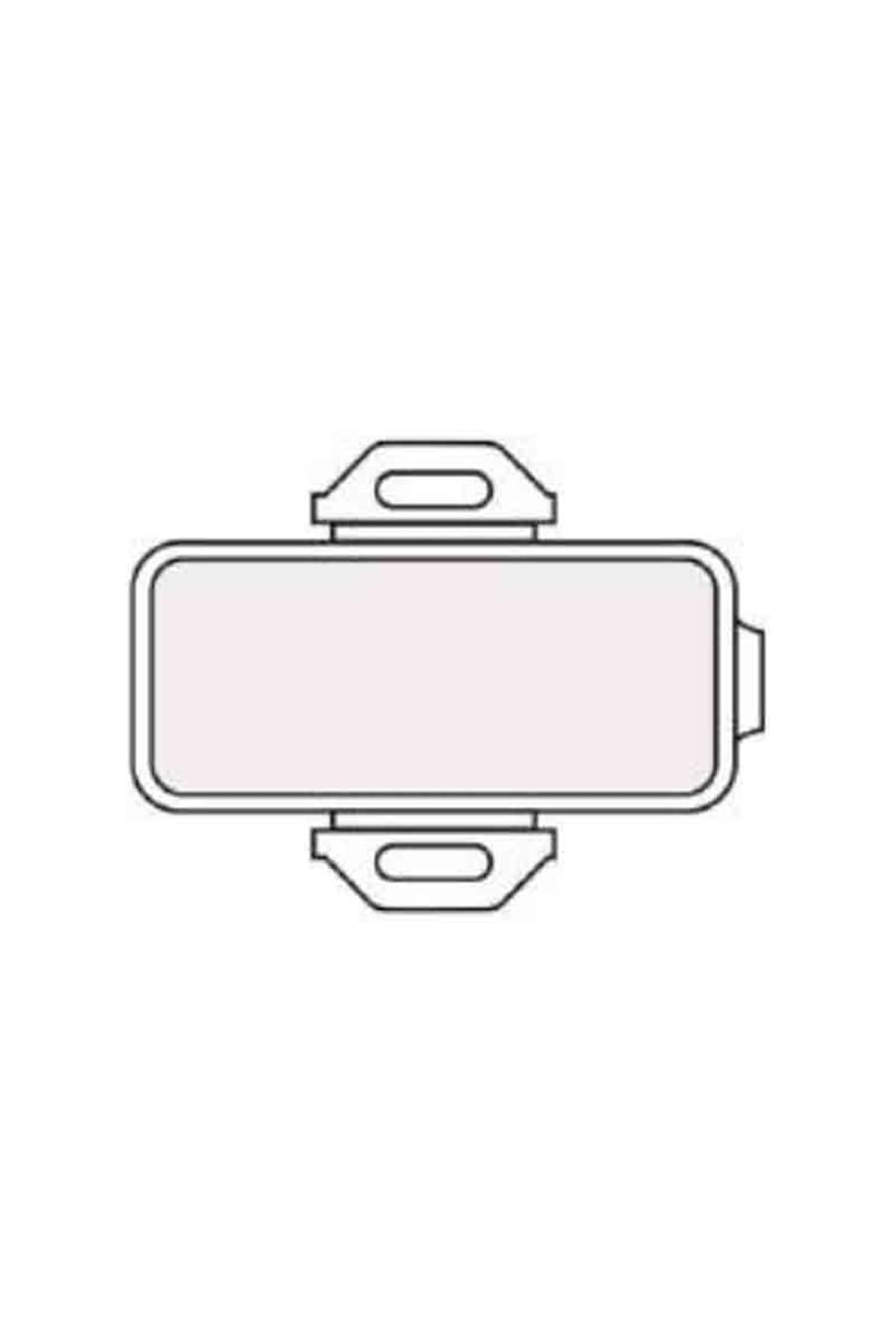 ANİPA A032812045 ACET 2 KABLO BAĞI ETİKET TAŞIYICI 20x45mm