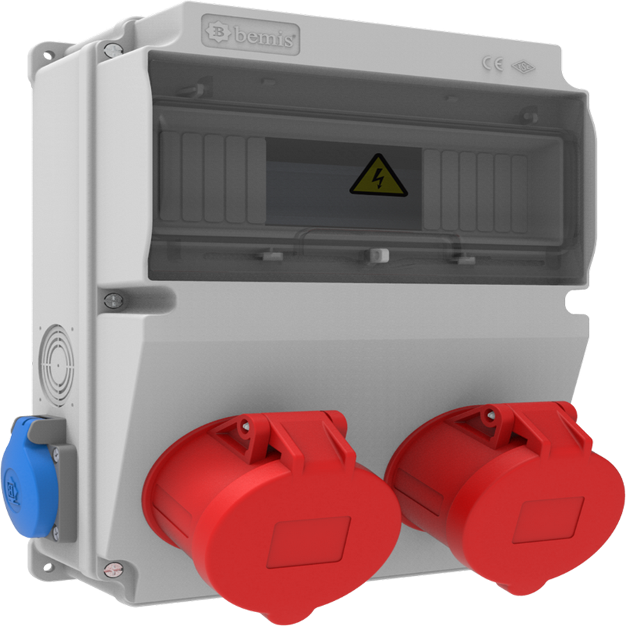 BEMİS BMS-BD2-2234-2020 Ön 2 Ad. 5/32A. 380V. Yan 2 Ad. 1/16A. 220V. Prizl