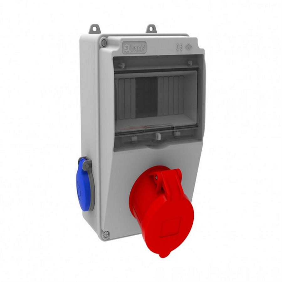 BEMİS BMS-BD5-2134-2020 Ön 1 Ad. 5/32A. 380V. Yan 2 Ad. 1/16A. 220V. Prizl