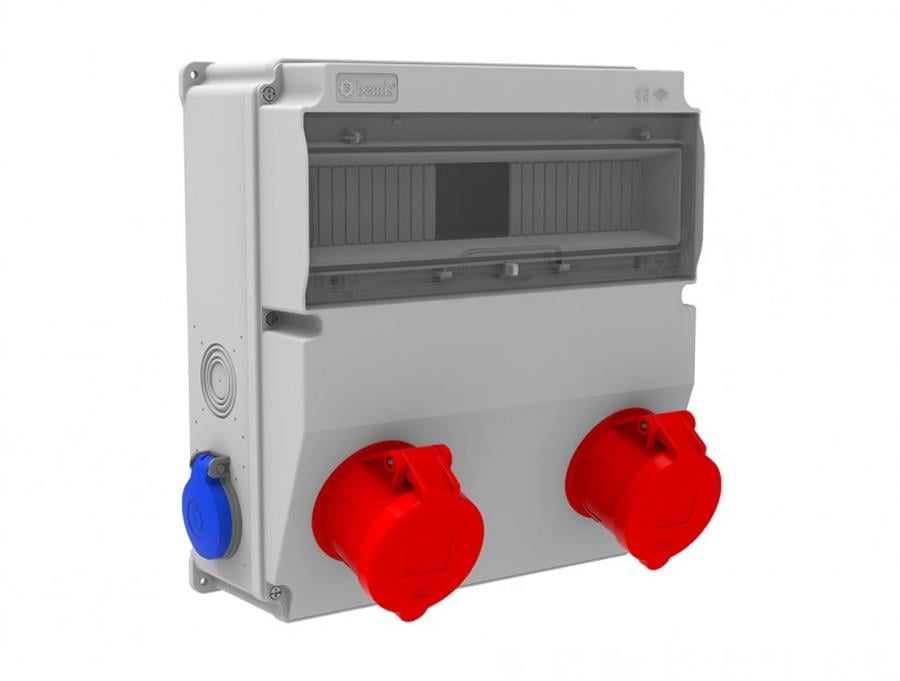 BEMİS BMS-BD9-2234-4020 5/32A. 380V. 2 Ad. Ön-1/16A. 220V. 4 Ad. Yan