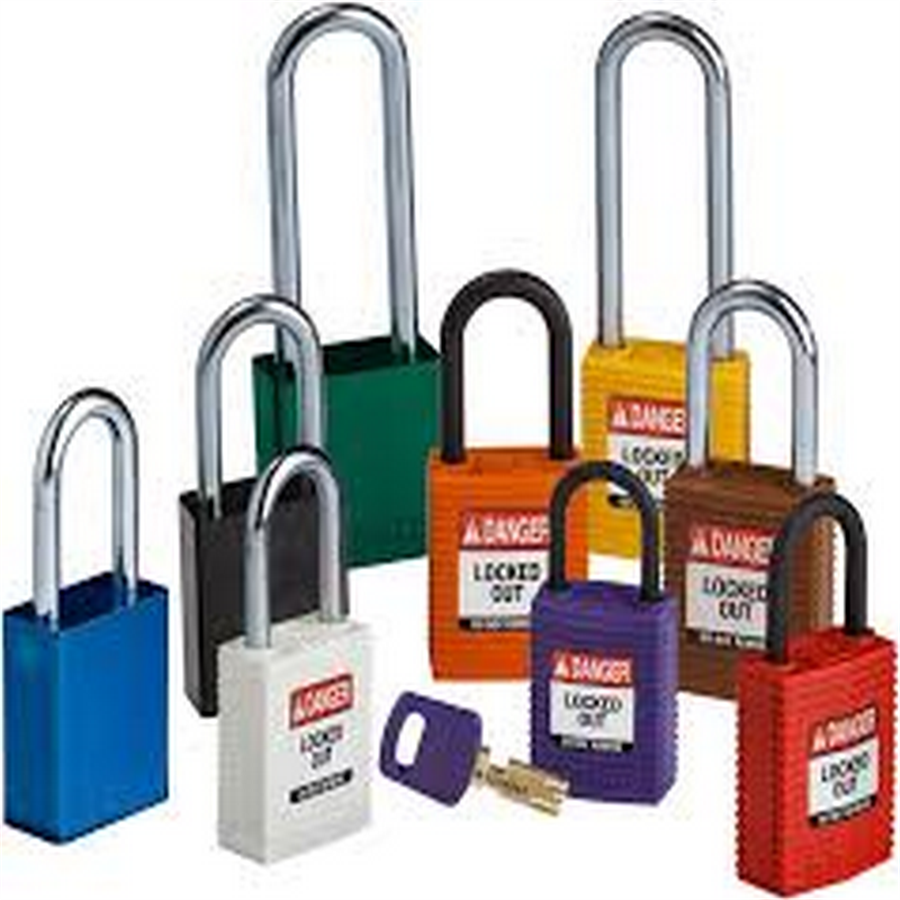 BRADY BRD-Y1459814 814126 COMPACT SAFE PADLOCK 38MM SHA KD RED/6