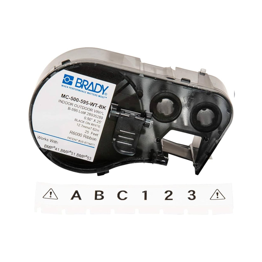 BRADY BRD-Y4082873 MC-500-595-WT-BK