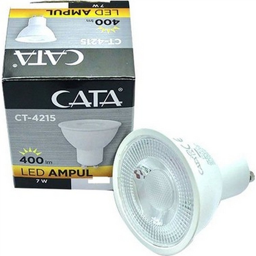 CATA CATA-CT-4215 CT-4215 7W GU10 DUYLU LED ÇANAK AMPUL 4000K