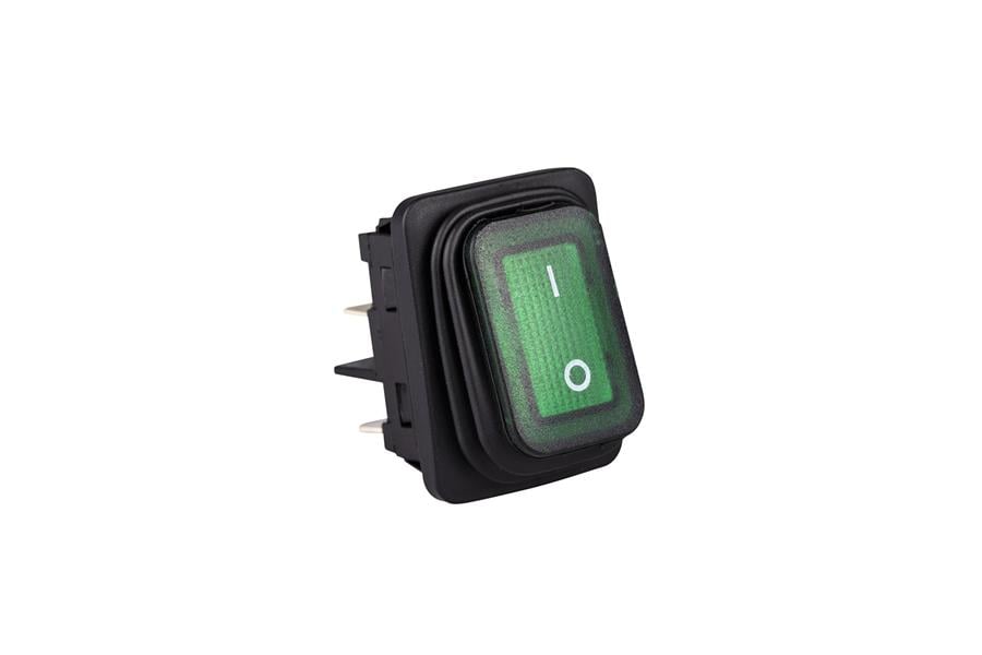 EMAS EMAS-A54B1Y11 ANAHTAR 30X22 MM IP65 SİY.GÖV.2NO TER.YEŞ.0-1 IŞKL