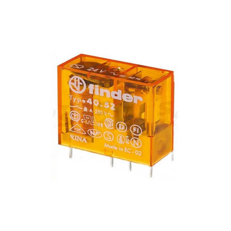 FINDER FND.40.52.8.230.0000 MİNYA P.C.B RÖL 2 CO-8A KONTA 230V AC PİN:-5 MM