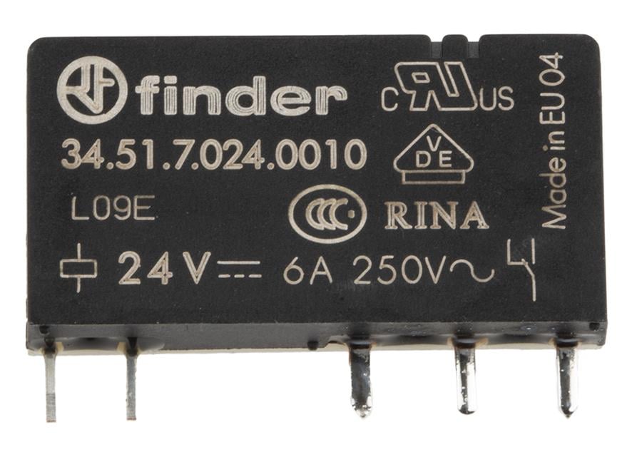 FINDER FND34.51.7.024.0010 24VDC ULTRA İNCE PCB RÖLE