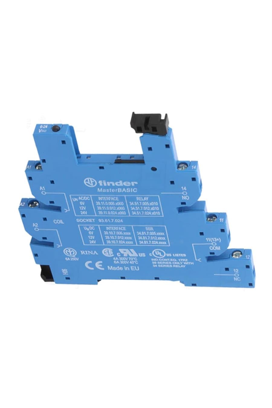FINDER FND93.61.7.024 34 SERİSİ 24V DC BOBİN RÖLE İÇİN VİDA BAĞ.SOKET