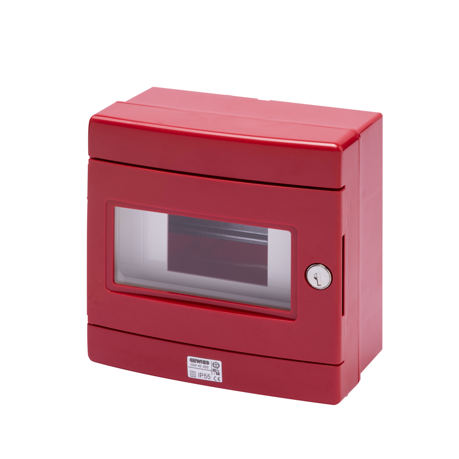 GEWİSS GW42202 8M Modül Kırmızı Kutu IP55
