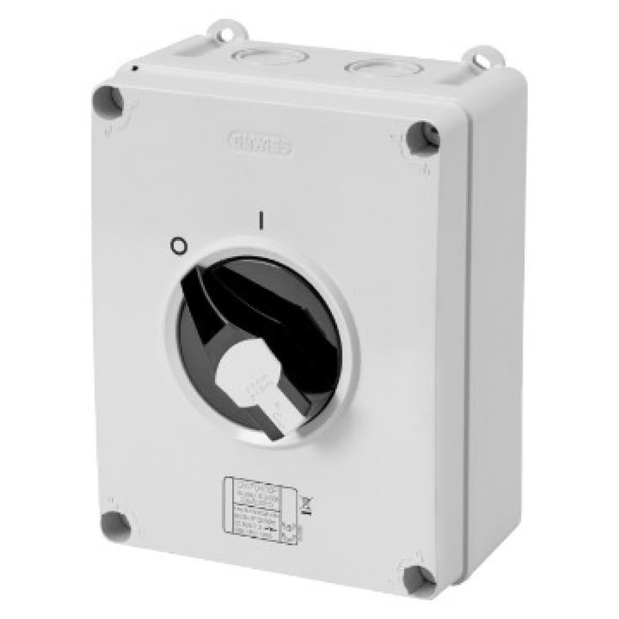 GEWİSS GW70420P Pako Şalter 4K 80A SÜ IP66 Siyah