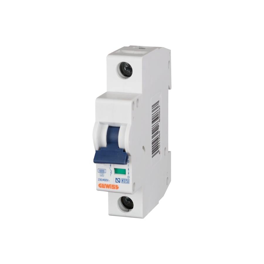 GEWİSS GW91506 RB60 serisi MCB 1P C10 6KA 1M