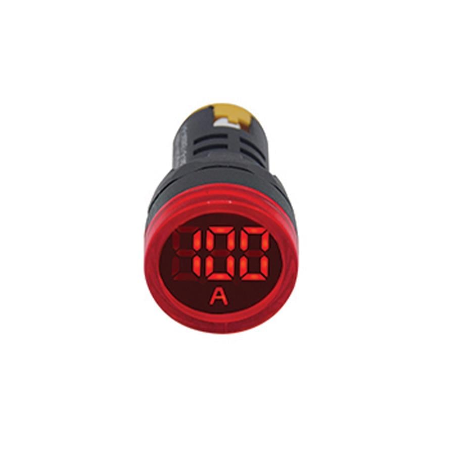 GWEST GWEST-6511 24-AS-K Ø22mm 0-100A LEDLİ AMPERMETRE KIRMIZI