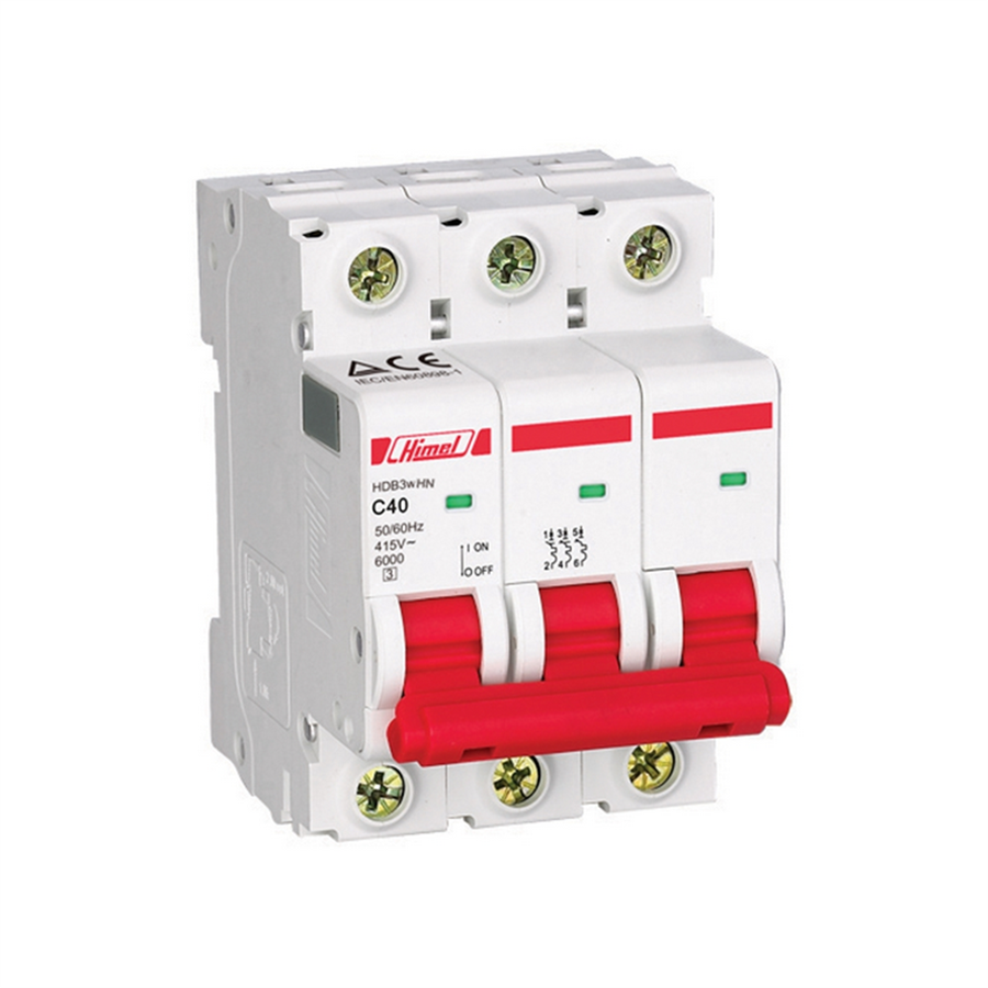 HİMEL HML-HDB3wHN3C2 3 Kutup 6kA C Tipi 2A Otm.Sig.