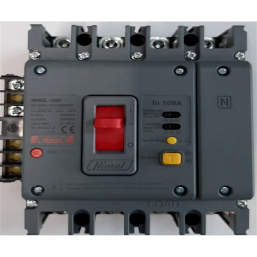 HİMEL HML-HDM3L25F250B320AB1 Yangın Korumalı Kom.Şalter.4P B 250A 100/300/500mA