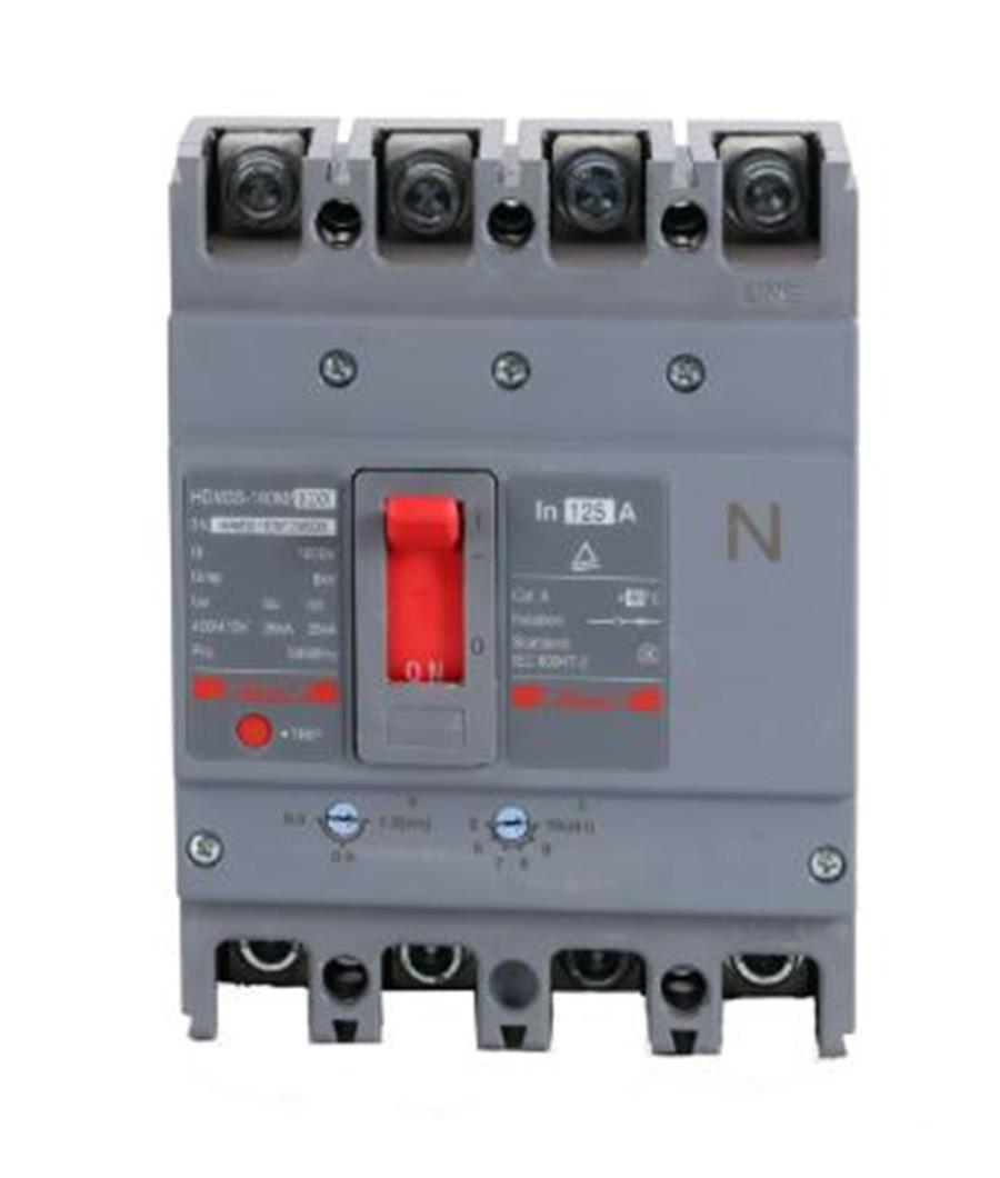 HİMEL HML-HDM3S160M125B3XX 35kA 4 Kutup 125A Ayar Sahalı T.M.Ş 4 Kutup