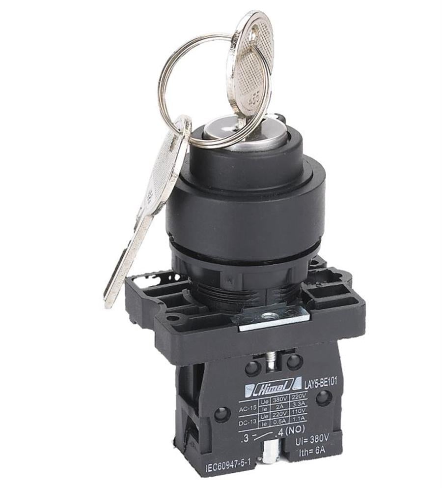 HİMEL HML-HLAY5EG21 1NA Kilitli buton - 2 Konumlu