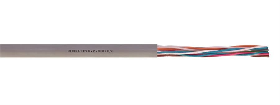 KABLO PDV004 4x2x0,50+0,50 PDV(DAHİLİ TLF.KABLO)