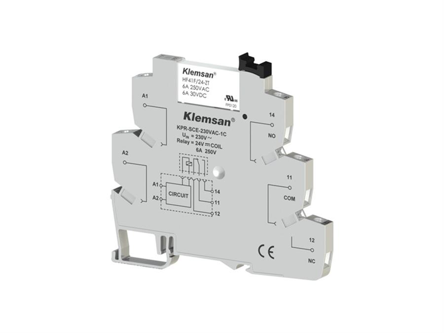 KLEMSAN KLM270850 KPR-SCE-230VAC/DC-1C RÖLE SETİ