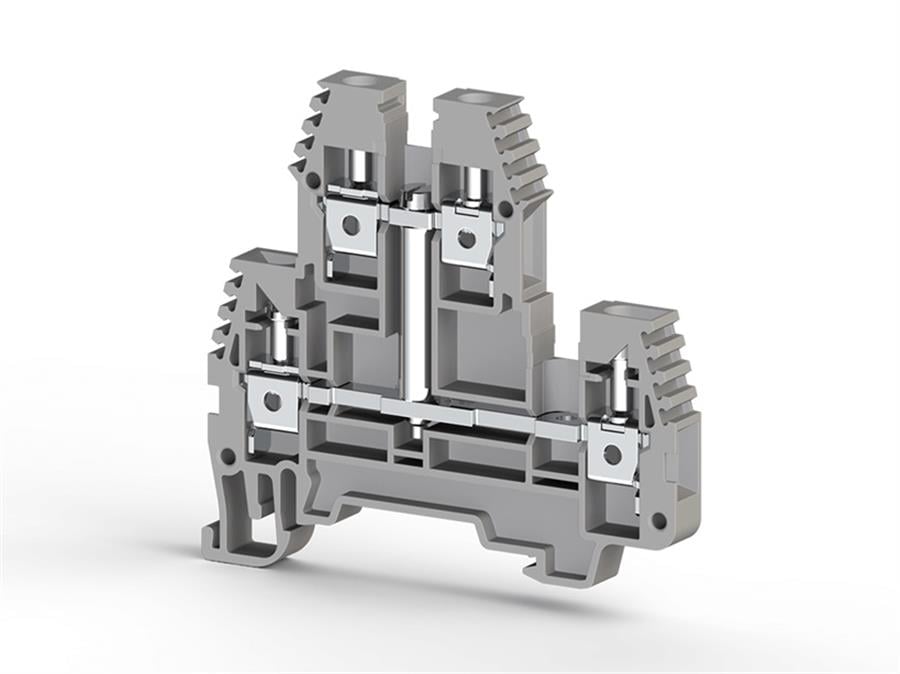 KLEMSAN KLM319129 PIK 4NK GRİ VİDALI KLEMENS