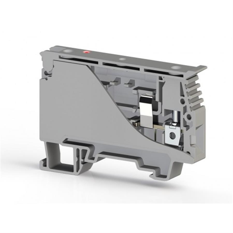 KLEMSAN KLM351729 ASK 4LD 24V DC GRİ SİGORTALI KLEMENS
