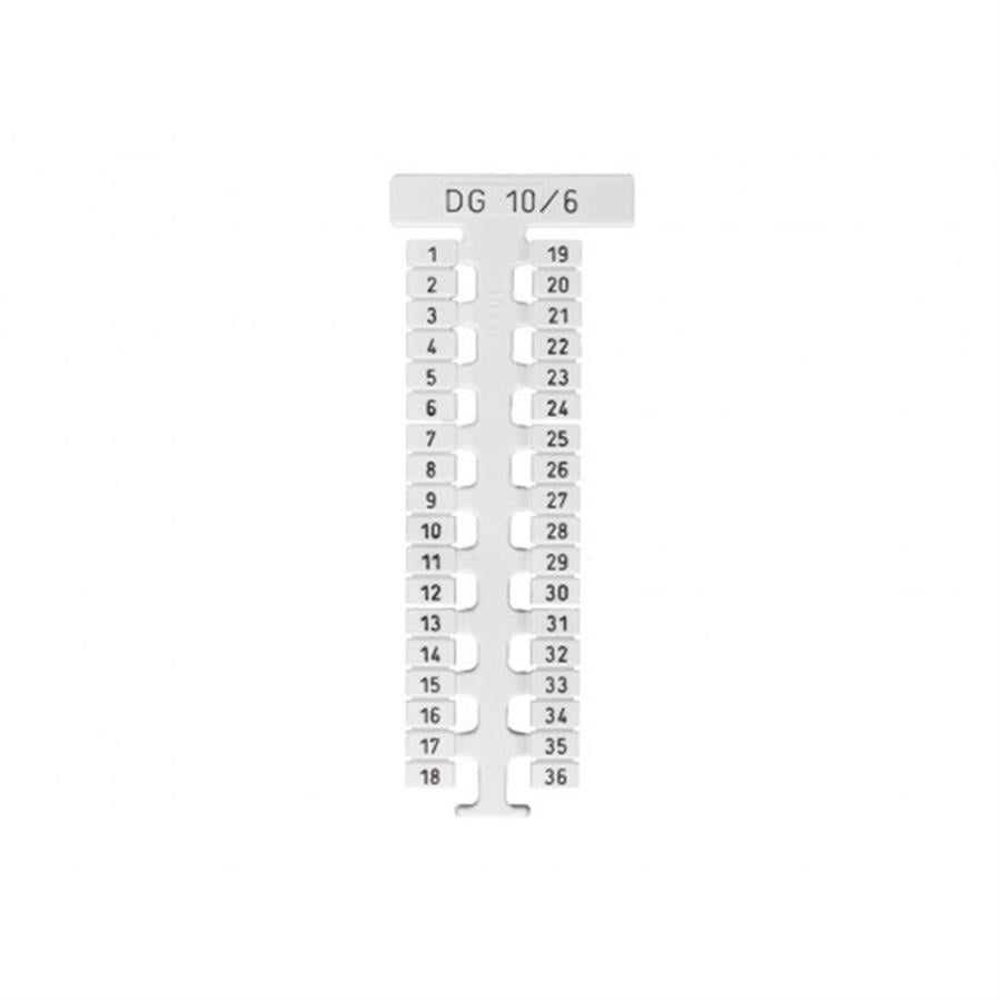 KLEMSAN KLM505320 DG 10/6 BASKISIZ ETİKET