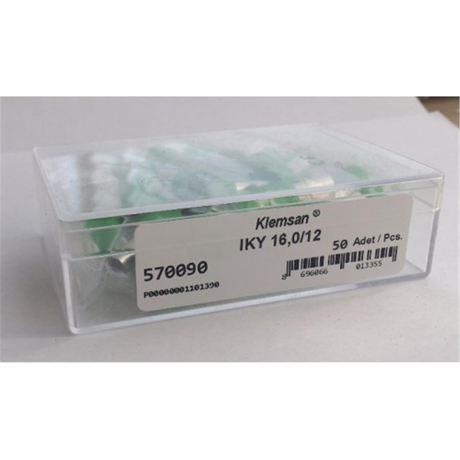 KLEMSAN KLM570090 IKY 16,0/12 YEŞİL TEK GİRİŞ YÜKSÜK
