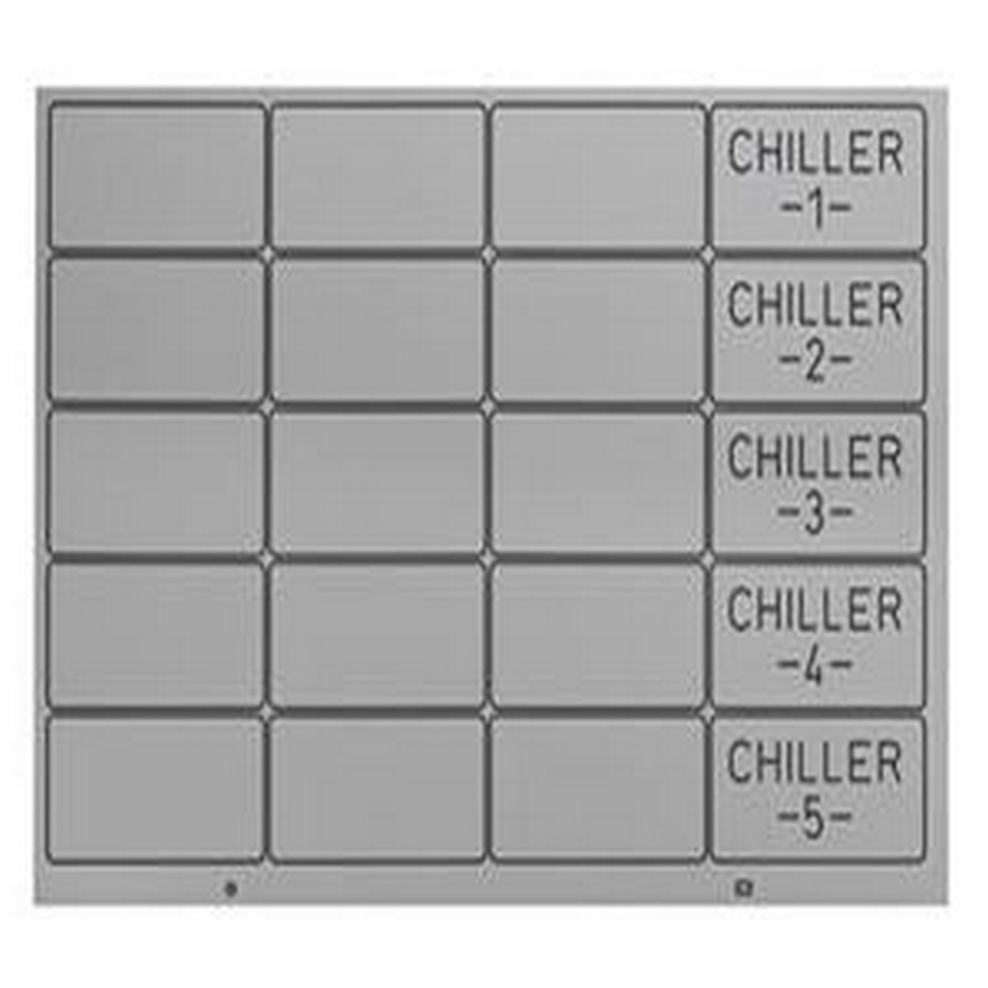 KLEMSAN KLM808106 KLM-ALU 55X20 S SL 2X2,5MM MS 1 ALÜMİNYUM ETİKET