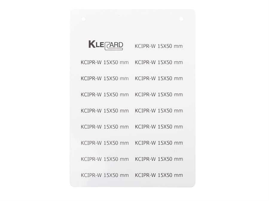 KLEMSAN KLM808554 KCIPR-W 15X50 BUTON VE PANO ETİKETİ