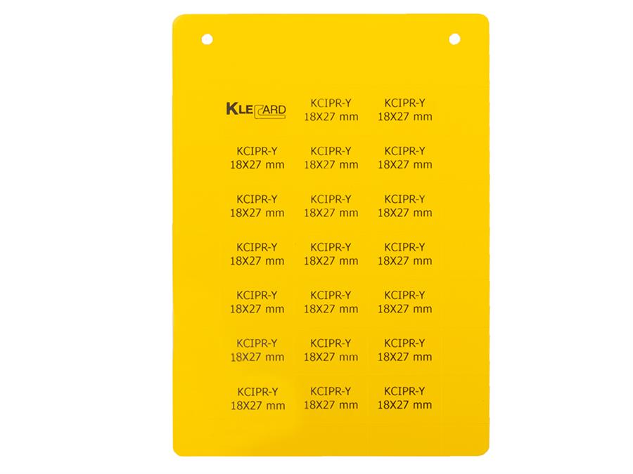 KLEMSAN KLM808602 KCIPR-Y 18X27 BUTON VE PANO ETİKETİ
