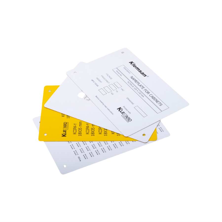 KLEMSAN KLM808814 KCIPA-S 15X50 YAPIŞKANLI PANO ETİKETİ
