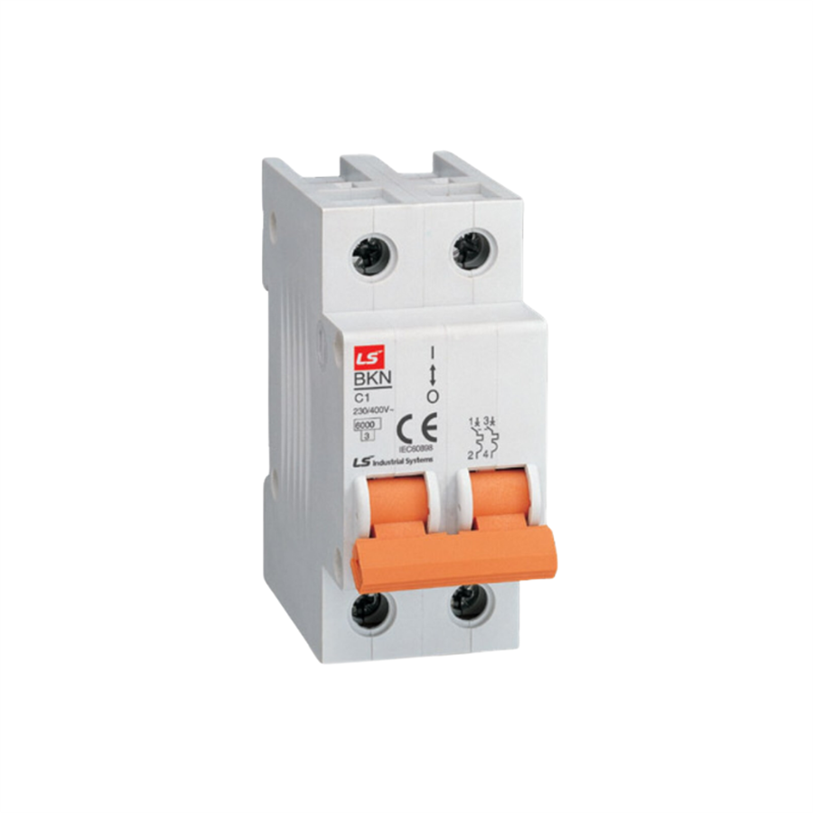 LS LS.0612001418 BKN 2P C1 Otomatik Sigorta 6kA C eğrisi 2x1A