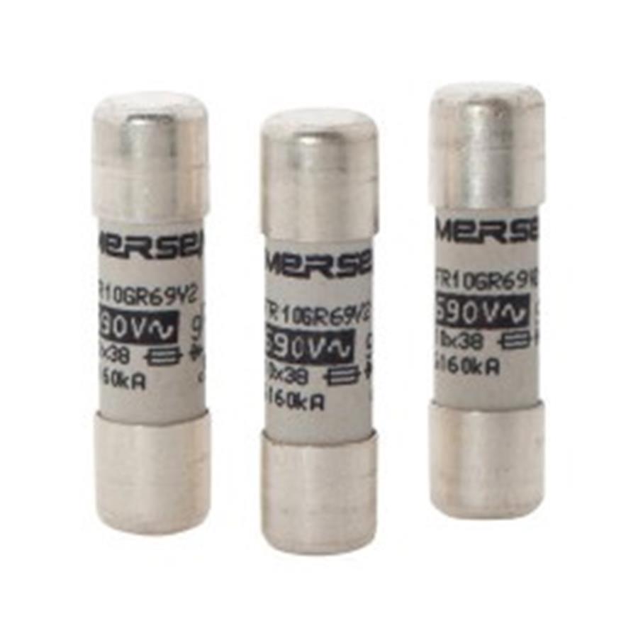 MERSEN W219761 - FR10GG50V12 Silindirik Sigorta 12A gG 10x38 IEC 500VAC