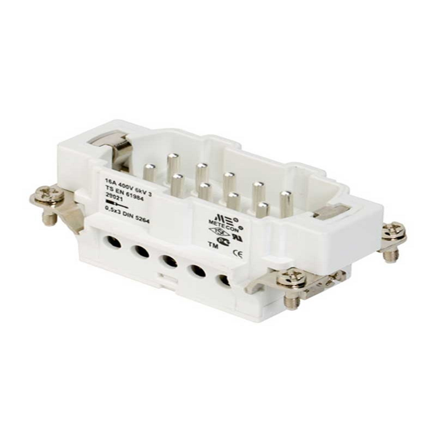 METE ENERJİ MT29021 10x16A. ÇOKLU FİŞ ÇEKİRDEK MONTAJLI
