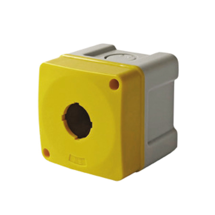 METE ENERJİ MT4021110508 1' Lİ TERMOPLASTİK ACİL STOP  KUTUSU CONTALI(SARI)