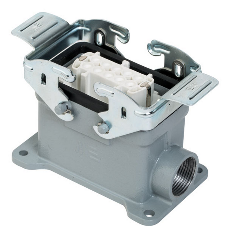 METE ENERJİ MT403026S 10x16A. ÇOKLU DUVAR PRİZİ METAL MANDALLI