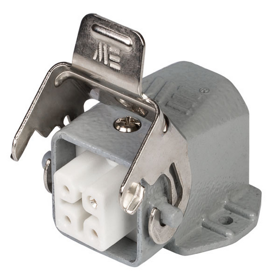 METE ENERJİ MT403275S 4x10A.ÇOKLU EĞİK MAKİNE PRİZİ GEÇİŞLİ (ARKA GİRİŞ)