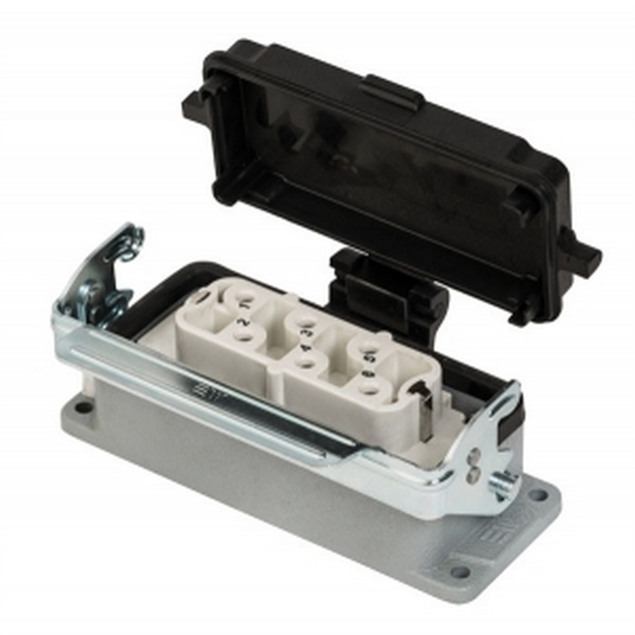METE ENERJİ MT403740S 6x35A. ÇOKLU MAKİNE PRİZİ (TEK MET.MAN.MEN.KAPAK)