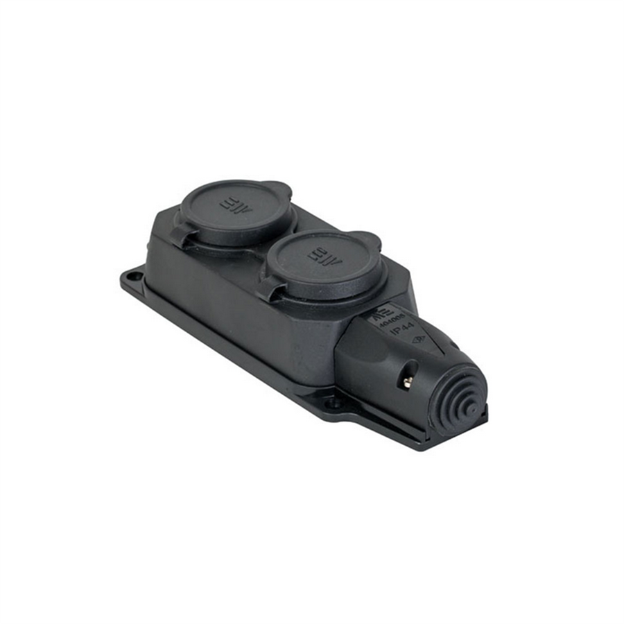 METE ENERJİ MT404005 1X16A. 2`Lİ GRUP PRİZ